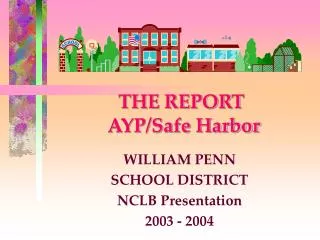 THE REPORT AYP/Safe Harbor