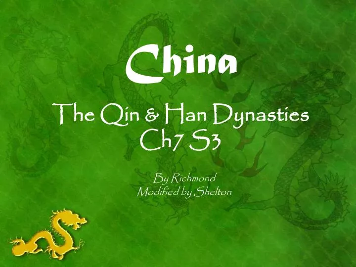 china the qin han dynasties ch7 s3