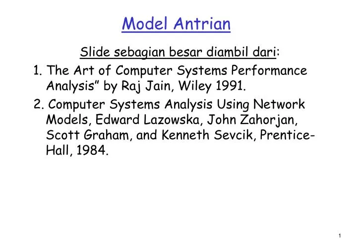 model antrian