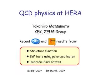 QCD physics at HERA