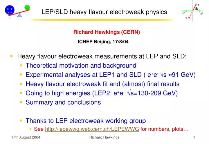 lep sld heavy flavour electroweak physics