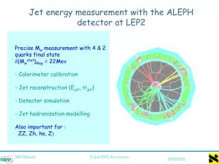 Jet energy measurement with the ALEPH detector at LEP2