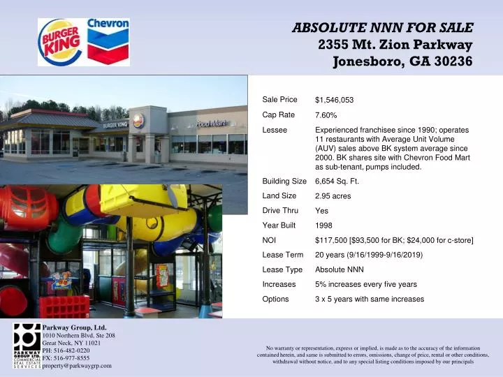 absolute nnn for sale 2355 mt zion parkway jonesboro ga 30236