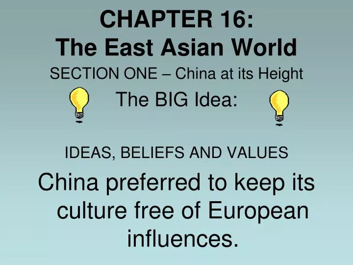 chapter 16 the east asian world
