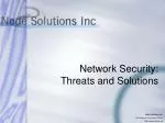 Network Security: Threats and Solutions - slide 1