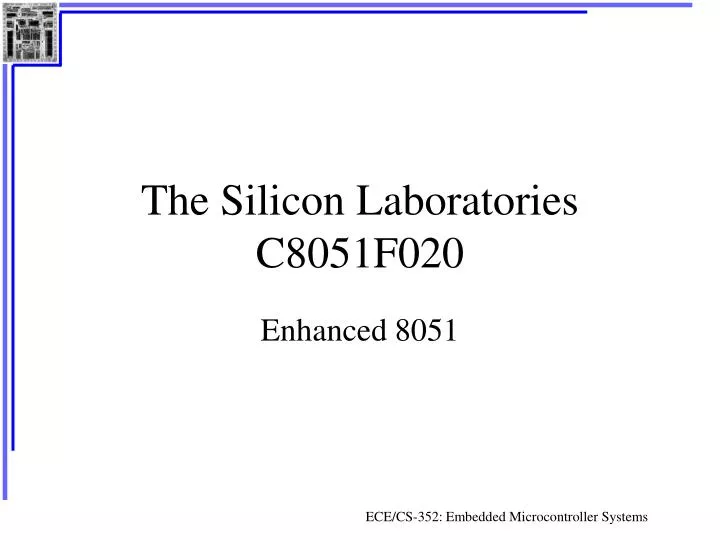 the silicon laboratories c8051f020