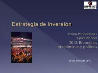 estrategia de inversi n