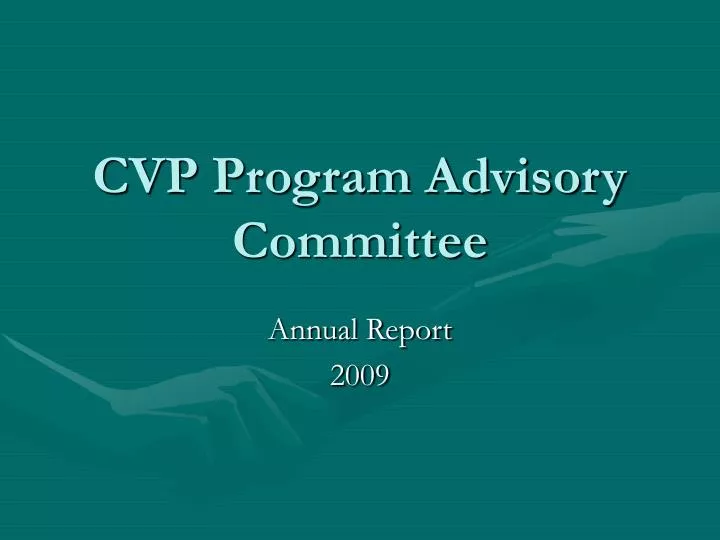 cvp program advisory committee