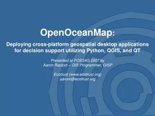 OpenOceanMap :
