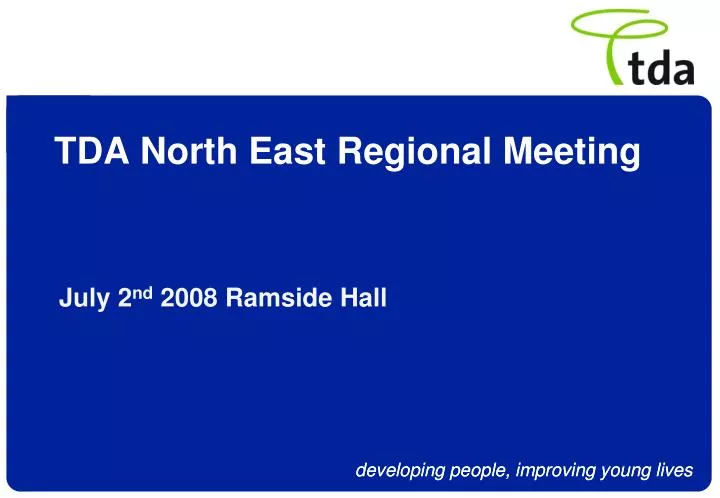 tda north east regional meeting