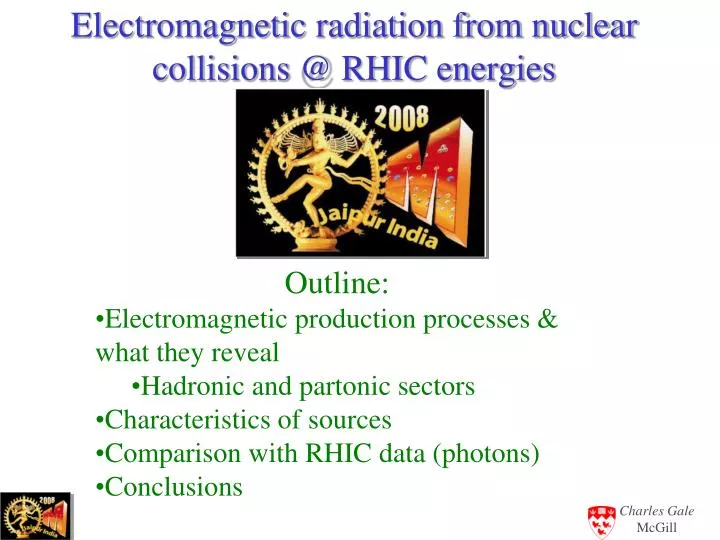 electromagnetic radiation from nuclear collisions @ rhic energies
