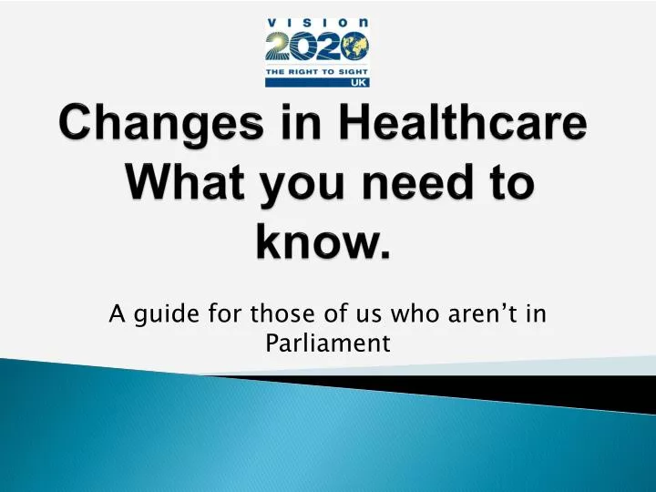 changes in healthcare what you need to know