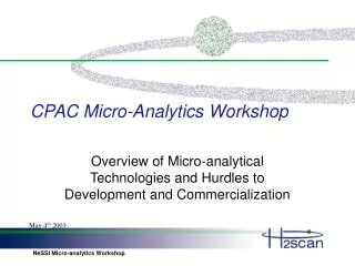 CPAC Micro-Analytics Workshop
