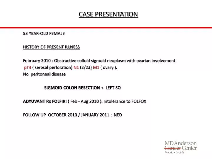 case presentation