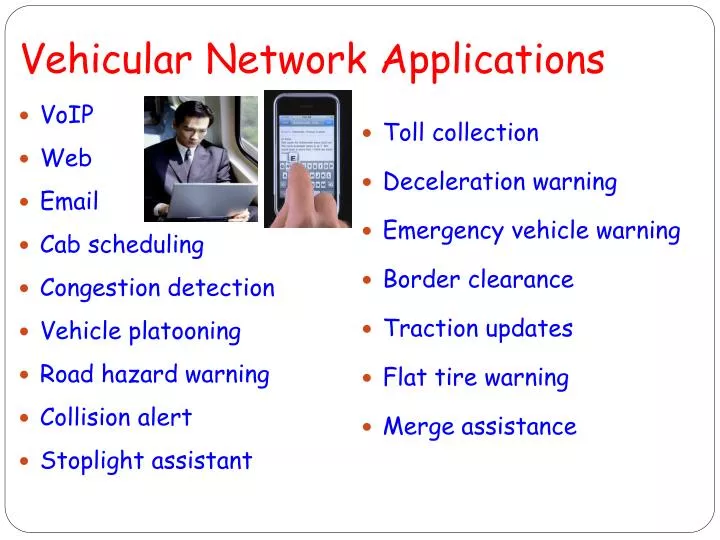 vehicular network applications