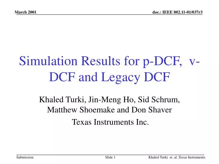 simulation results for p dcf v dcf and legacy dcf
