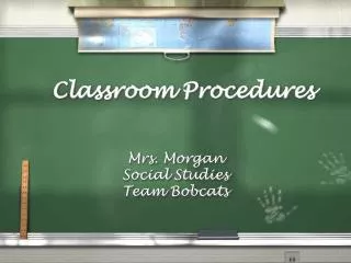 Classroom Procedures