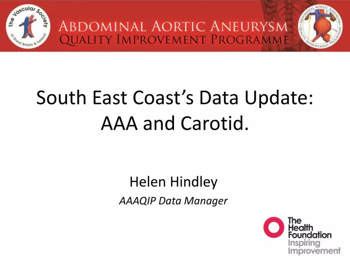 south east coast s data update aaa and carotid