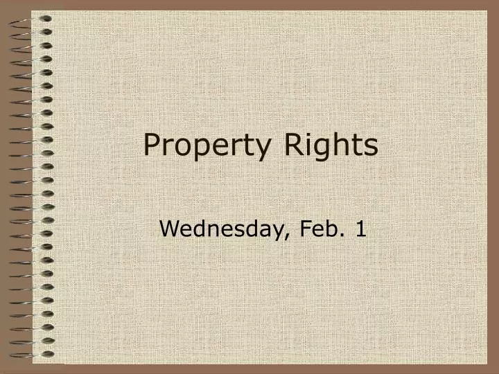 property rights