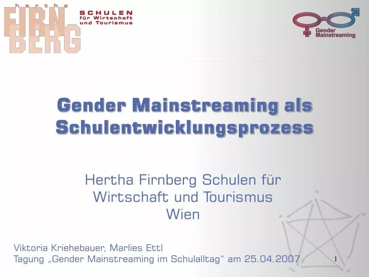 gender mainstreaming als schulentwicklungsprozess