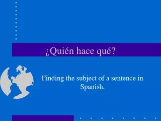 qui n hace qu