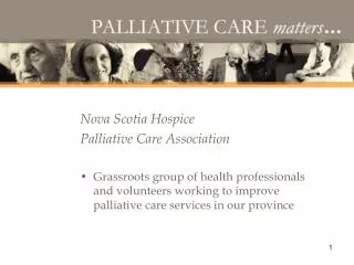 Nova Scotia Hospice Palliative Care Association