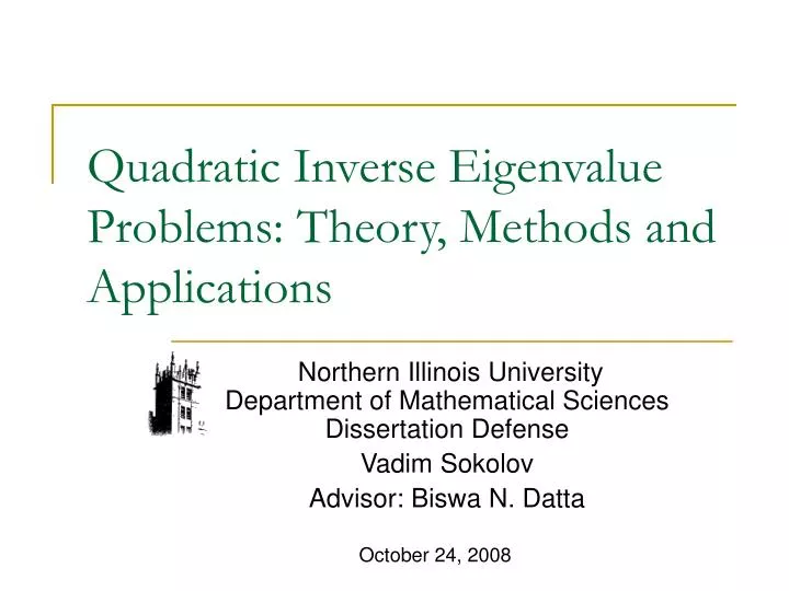 quadratic inverse eigenvalue problems theory methods and applications