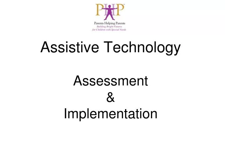 assistive technology assessment implementation