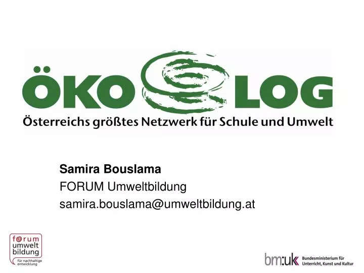 samira bouslama forum umweltbildung samira bouslama@umweltbildung at