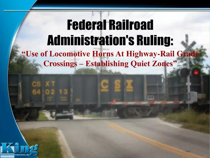 federal railroad administration s ruling