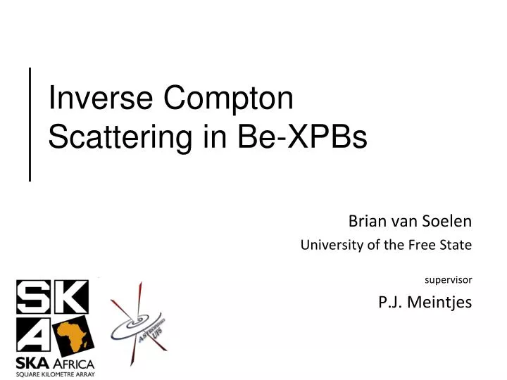 inverse compton scattering in be xpbs