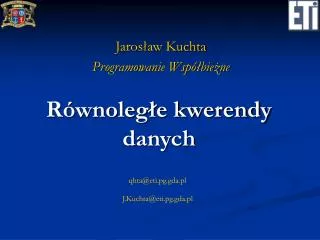 jaros aw kuchta programowanie wsp bie ne