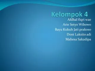 kelompok 4