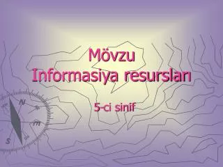m vzu informasiya resurslar