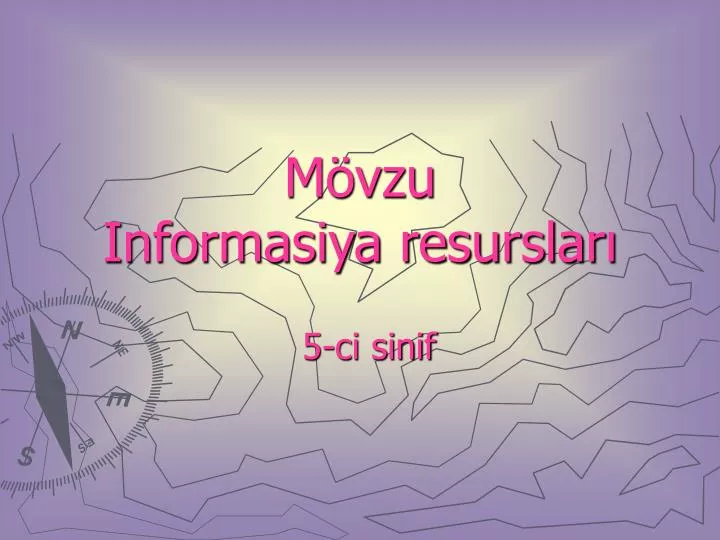 m vzu informasiya resurslar