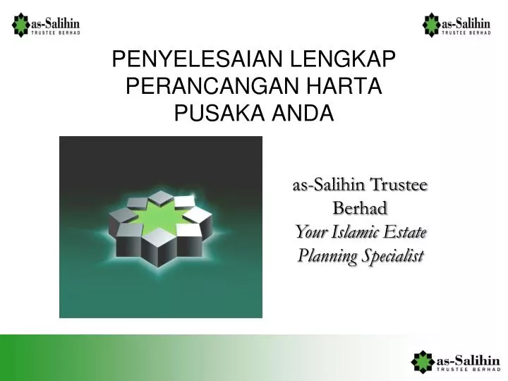 penyelesaian lengkap perancangan harta pusaka anda