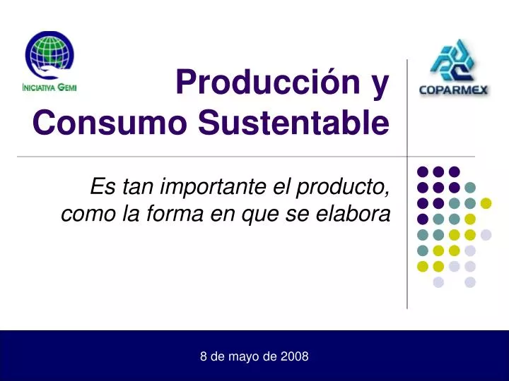 producci n y consumo sustentable