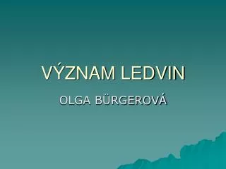 v znam ledvin