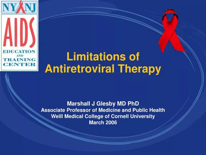 limitations of antiretroviral therapy