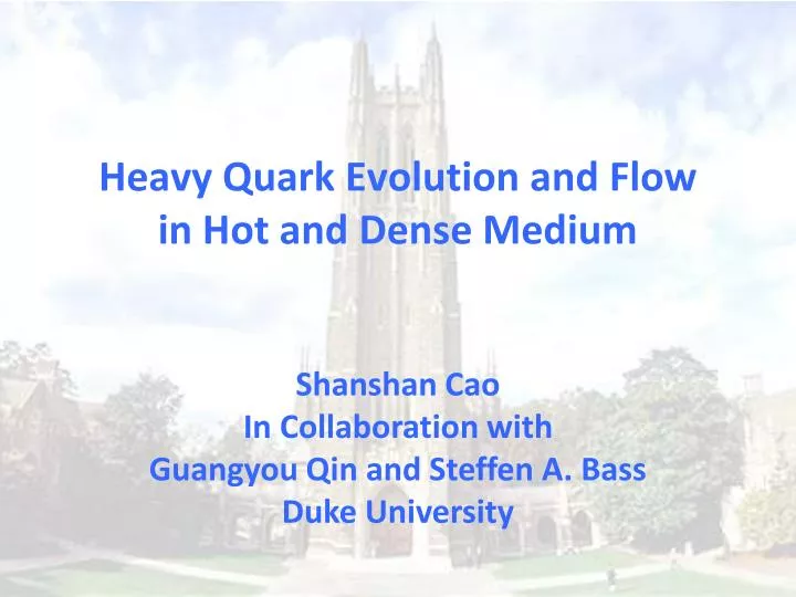 heavy quark evolution and flow in hot and dense medium