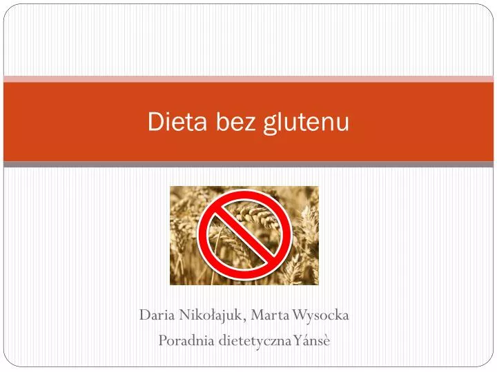 dieta bez glutenu