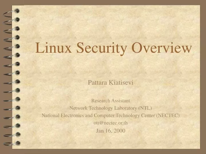 linux security overview