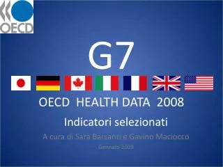 g7 oecd health data 2008