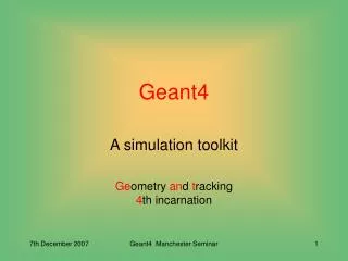 Geant4