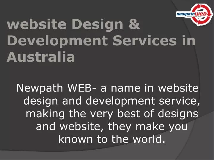 website design development services in australia