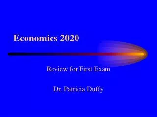 Economics 2020