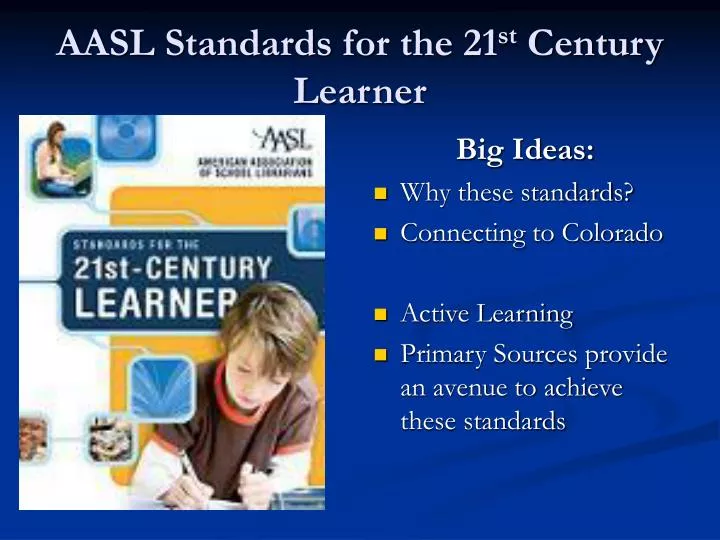aasl standards for the 21 st century learner