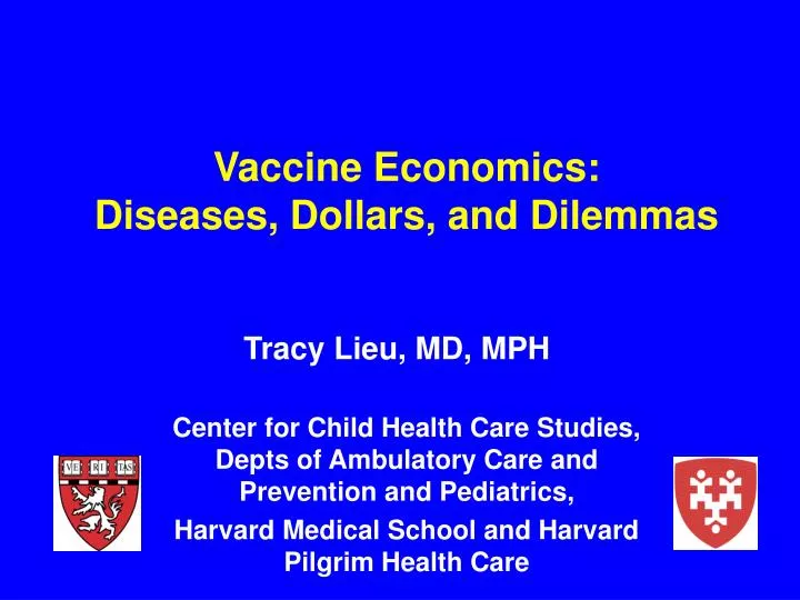 vaccine economics diseases dollars and dilemmas