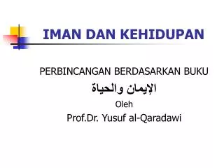 iman dan kehidupan