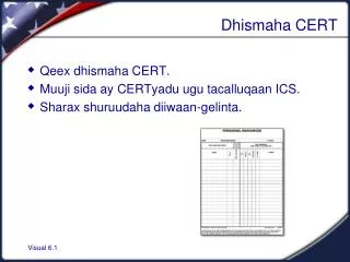 dhismaha cert